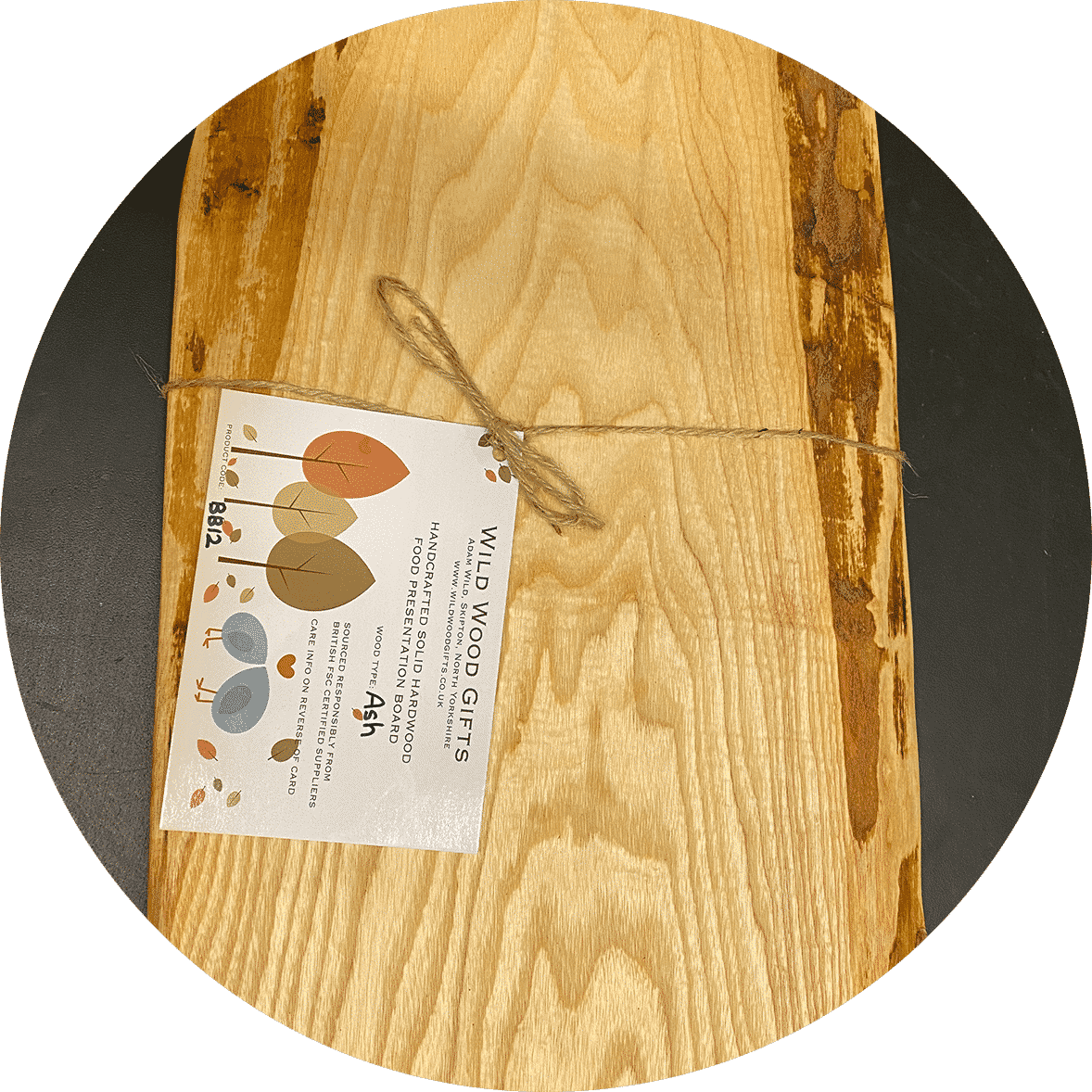 Buy Food Presentation Board Large Rustic Ash Cheese At The Cheeseboard